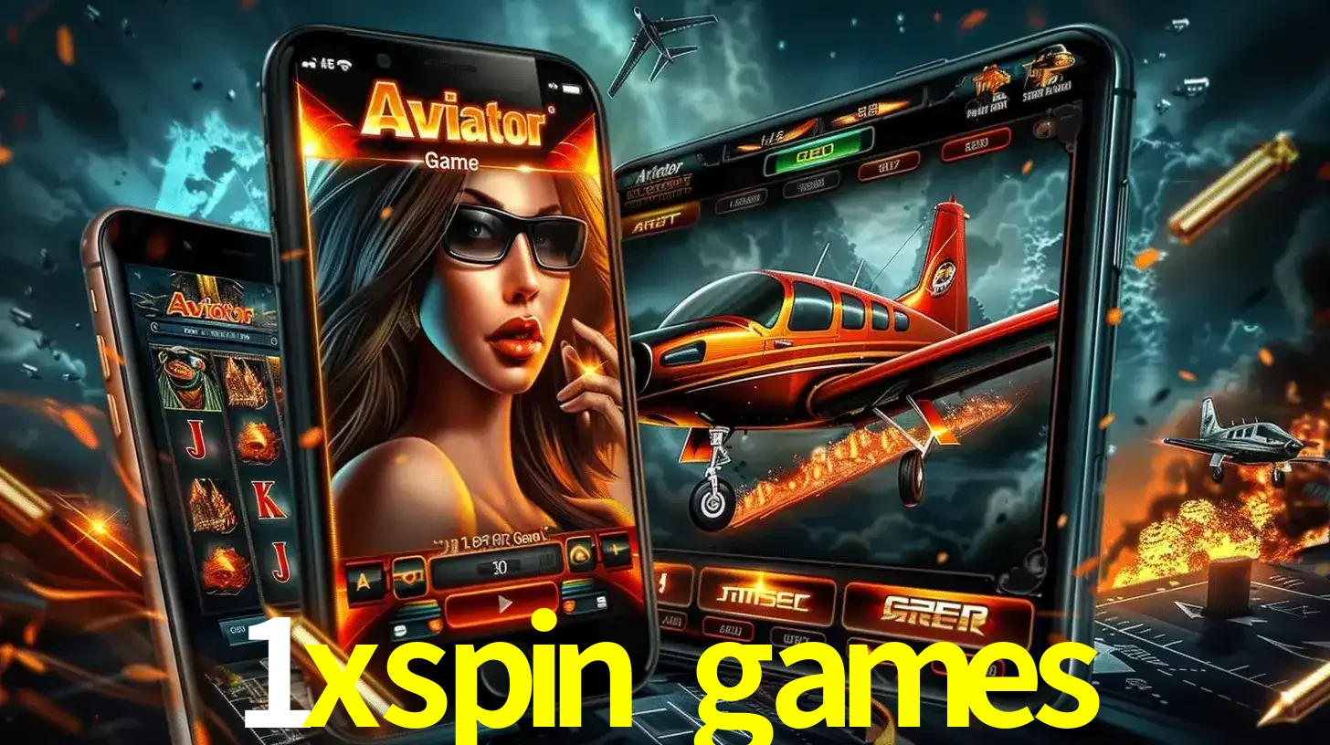 O popular jogo de apostas Aviator exibido em vários celulares e tablets, mostrando a interface emocionante e a ação de voo disponíveis para jogar agora no 1xspin games.