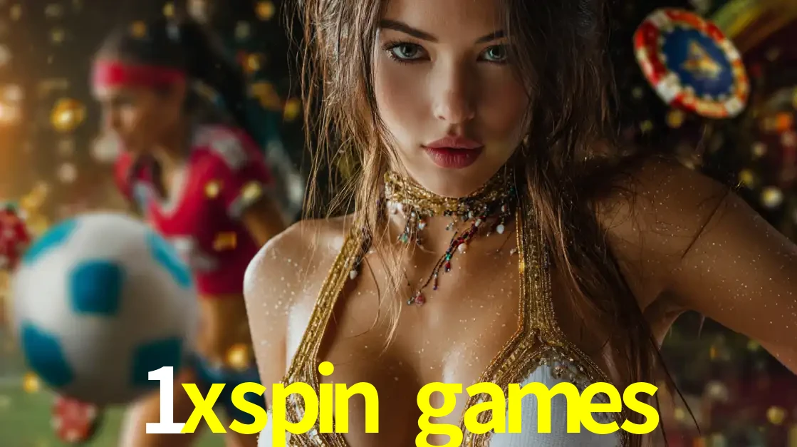 Mulher elegante representando a combinação de glamour e emoção das apostas esportivas, com uma jogadora de futebol ao fundo, destacando a ação no 1xspin games.