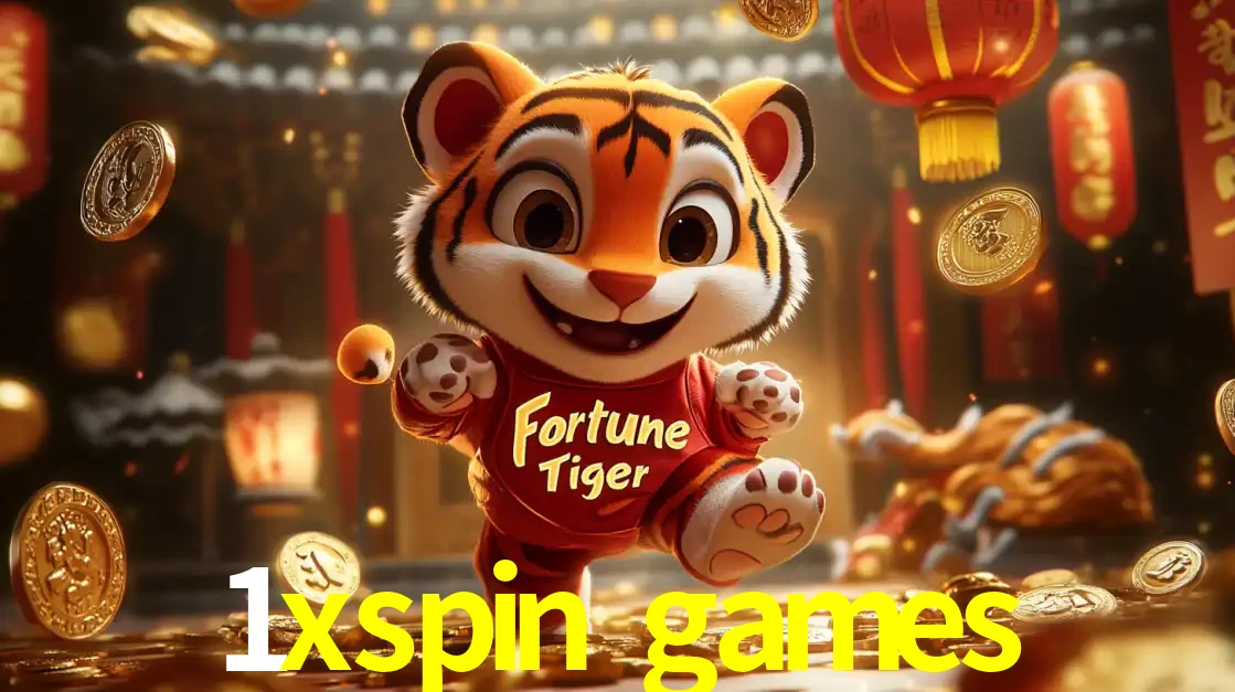 O alegre personagem do Fortune Tiger correndo sobre um caminho de moedas de ouro, simbolizando os grandes prêmios e a diversão do popular jogo de slot do 1xspin games.