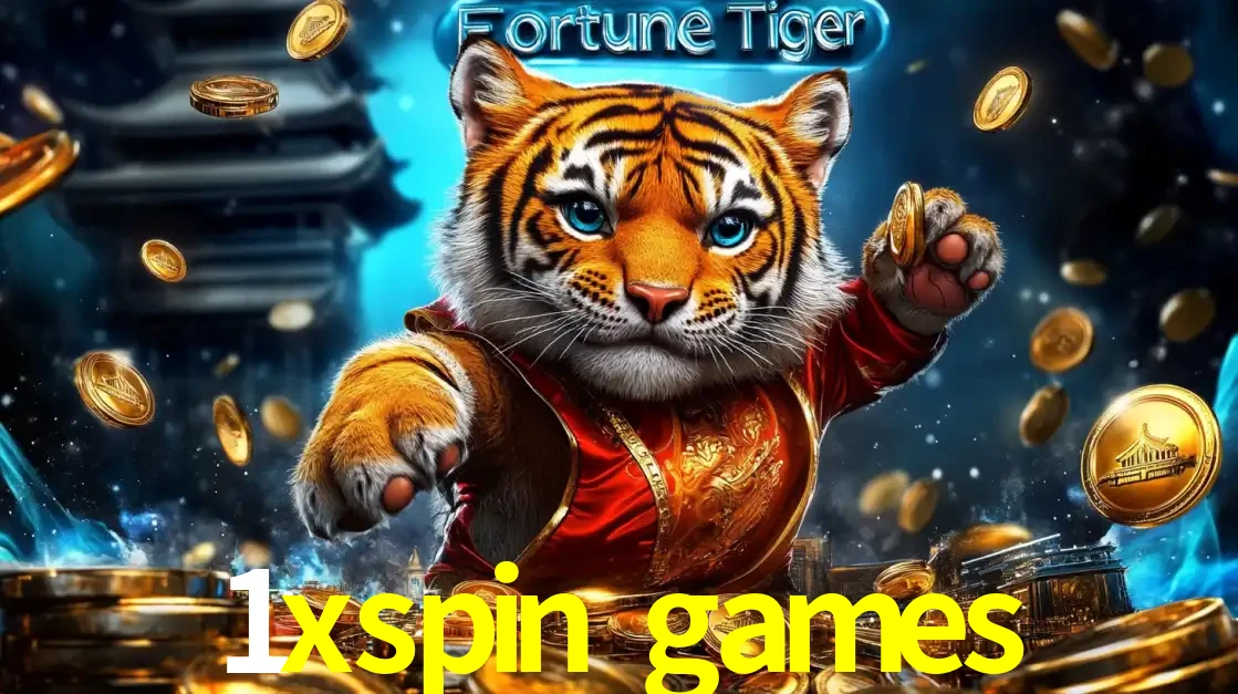 Imagem promocional do jogo de slot Fortune Tiger, com um tigre majestoso em traje tradicional cercado por uma fortuna em moedas de ouro, disponível agora no cassino 1xspin games.